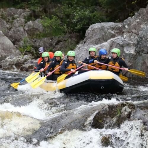 River Tummel Rafting: Epic Rapids & 18ft Waterfall